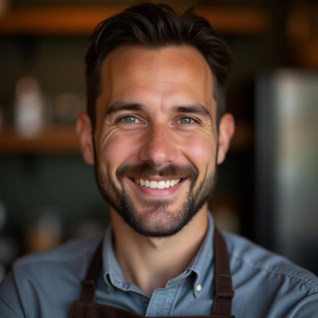 Nagy Péter, a vezető barista a Napforduló Teában