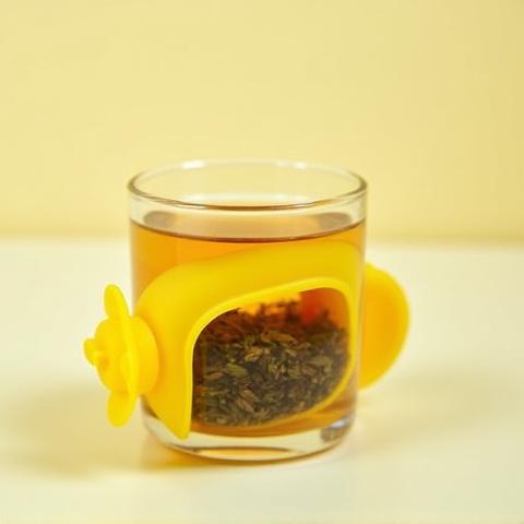 Mókás szilikon teaszűrő